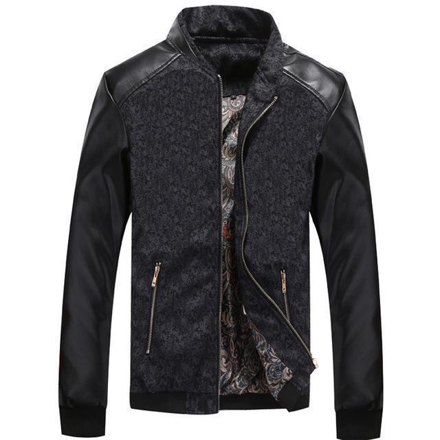 Men's Patchwork Jacket – M–4XL