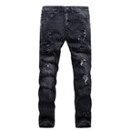 Men's Black Gothic Jeans – Cotton