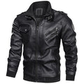 Men's Faux Leather and Suede Jacket – Black, Grey or Red