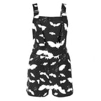 Women's Black Gothic Romper