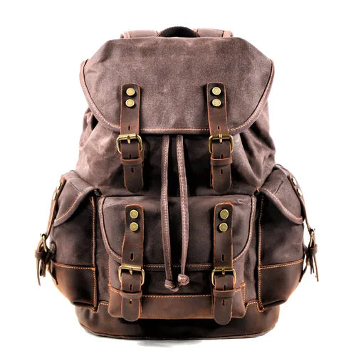 Men's Gothic Backpack – Black, Green & Brown