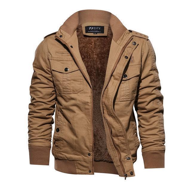 Men's Military Jacket – XS–4XL