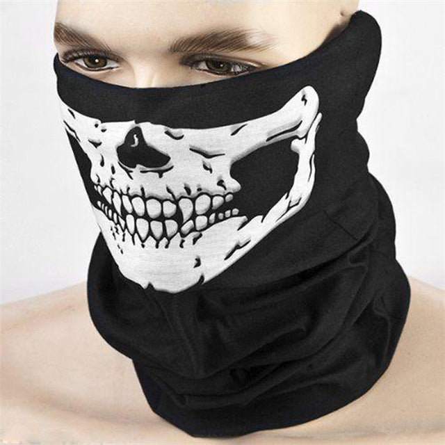 Gothic Skeleton Face Mask – Nylon