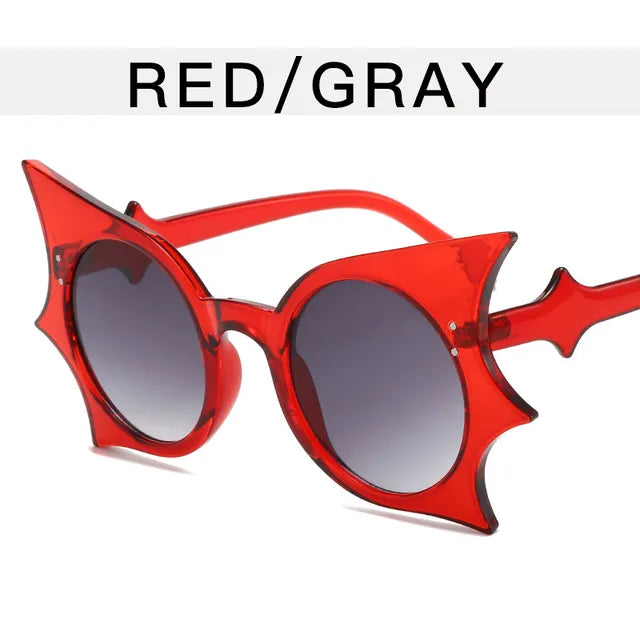 Gothic Vintage Sunglasses – Black or Red