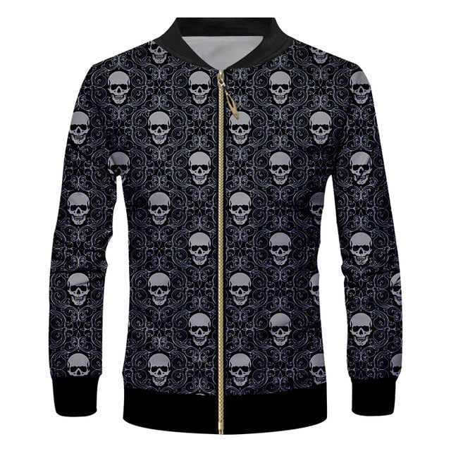 Men's Skull Jacket – S–3XL