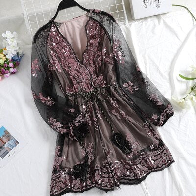 Women's Floral Robe – One Size