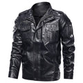 Men's Faux Leather Jacket – Black, Brown or Green, XS–3XL