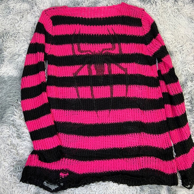 Gothic Spider Sweater – 7 Colours, One Size