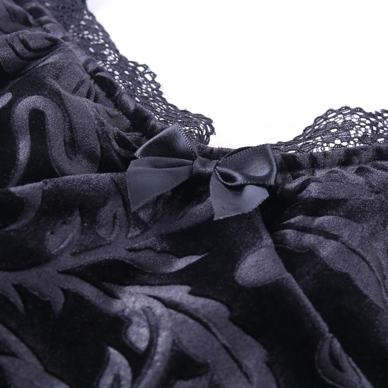 Women's Floral Gothic Dress – S–L