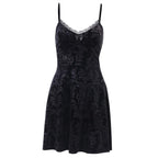Women's Floral Gothic Dress – S–L