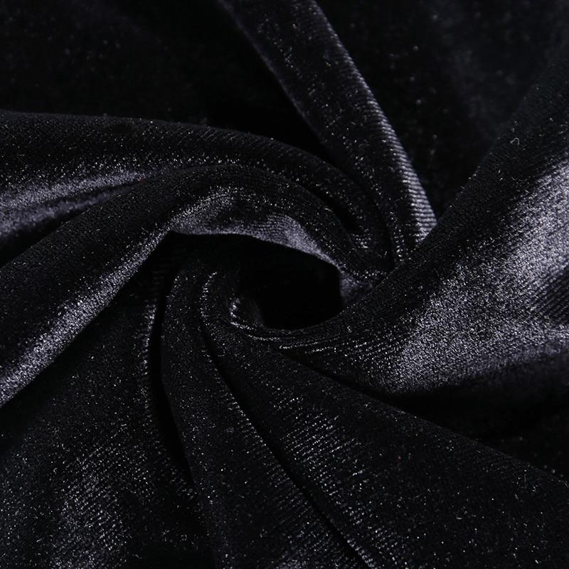 Women's Gothic Velvet Dress – Black or Purple