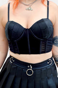 The Black Widow Corset Top – XS–XL