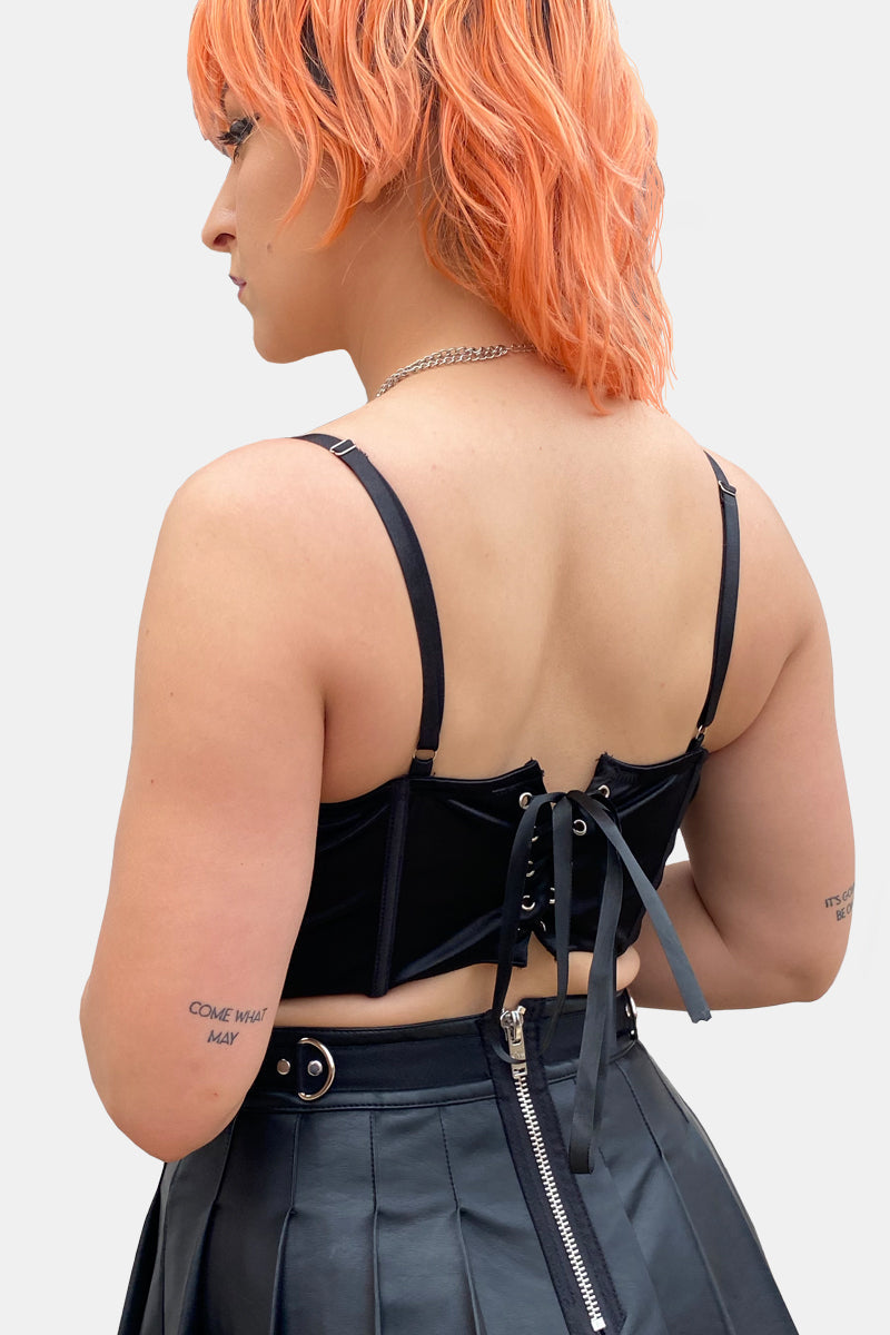 The Black Widow Corset Top – XS–XL