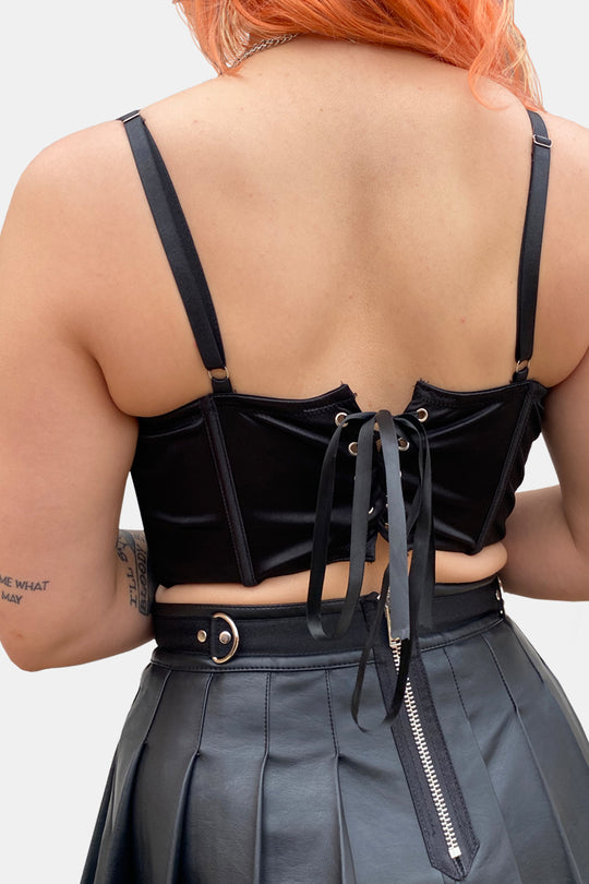 The Black Widow Corset Top – XS–XL