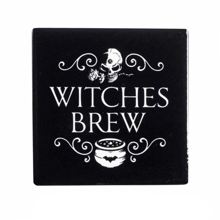 Witches Brew Ceramic Coaster – 9.3 cm