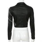 Women's Gothic Faux Leather Jacket – S–XXL