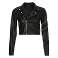 Women's Gothic Faux Leather Jacket – S–XXL