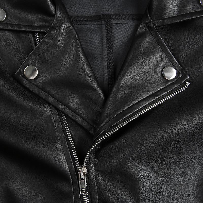 Women's Gothic Faux Leather Jacket – S–XXL