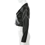 Women's Gothic Faux Leather Jacket – S–XXL