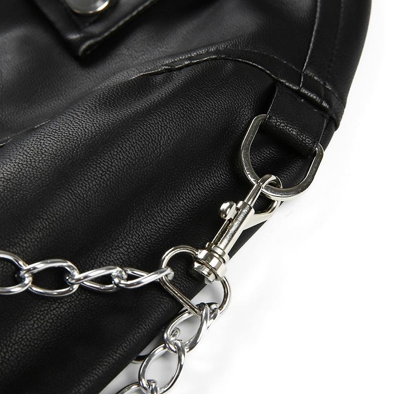 Women's Gothic Faux Leather Jacket – S–XXL