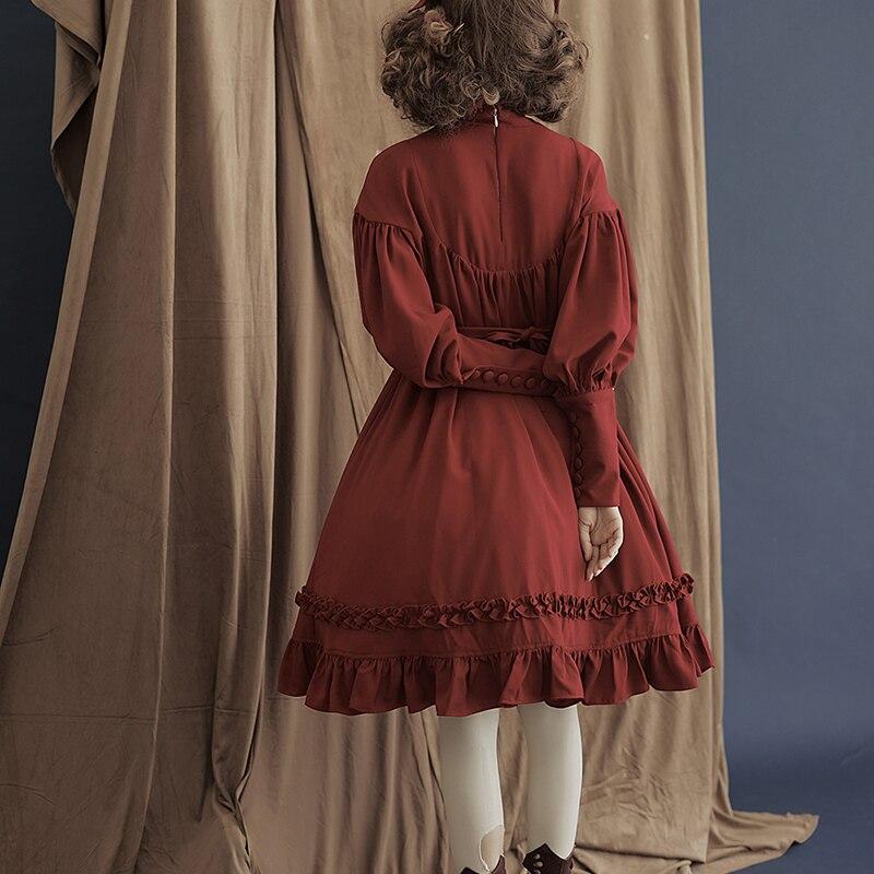 Women's Lolita Dress – Black, Green or Red